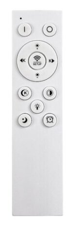 Plafonieră Brantiel, metal/ acril gri-bej, abajur alb, LED 55W, L530MM - imagine 9