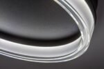 Plafonieră Seraphiel, metal negru, abajur alb, LED 18W, Ø330MM - imagine 8