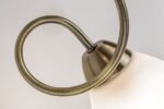 Candelabru Palomina, metal bronz, abajur alb, E27 x3 MAX 60W, L525MM - imagine 5