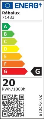 Plafonieră Norael, metal negru mat, abajur transparent, LED 20W, Ø410MM - imagine 9