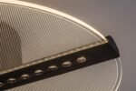 Plafonieră Norael, metal negru mat, abajur transparent, LED 20W, Ø410MM - imagine 6