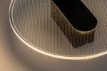 Aplică Norael, metal negru mat, abajur transparent, LED 6W, Ø200MM - imagine 7