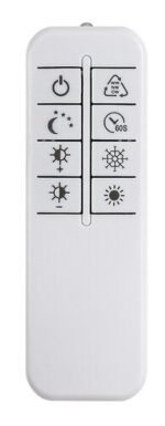 Plafonieră Lureo, metal negru mat, abajur alb, LED 24W, L600MM - imagine 11