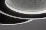 Plafonieră Lureo, metal negru mat, abajur alb, LED 24W, L350MM - imagine 10