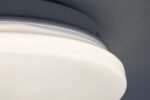 Plafonieră Lucas2, metal alb, LED 12W, Ø255MM (cod 71504) - imagine 6