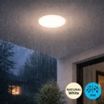 Plafonieră Lucas2, metal alb, LED 12W, Ø255MM (cod 71504) - imagine 7
