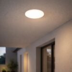 Plafonieră Lucas2, metal alb, LED 12W, Ø255MM (cod 71504)