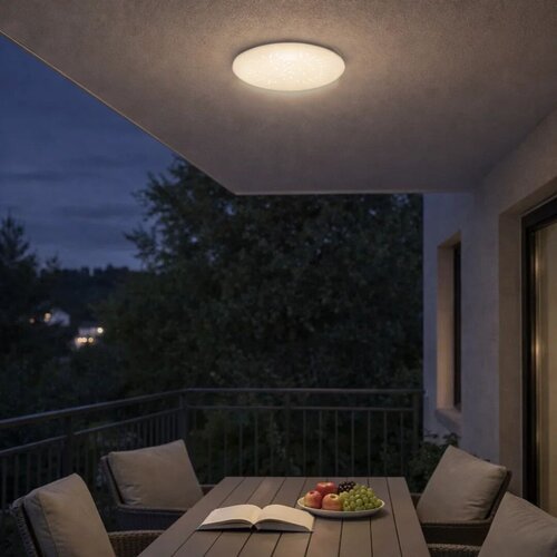 71510-e.jpg Plafonieră Lucas2, metal alb, LED 12W, Ø255MM (cod 71510) - imagine 1