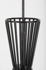 Pendul Leandros, metal negru mat, E27 x1 MAX 60W, Ø190MM - imagine 6