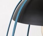 Pendul Svens, Negru mat/albastru, E27 1x60W, Ø270mm, Rabalux - imagine 5