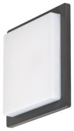 Aplică exterior Ontario, aluminiu antracit, abajur alb, LED 8W, L180MM, H180MM - imagine 3