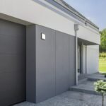 Aplică exterior Ontario, aluminiu antracit, abajur alb, LED 8W, L180MM, H180MM