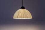 Pendul Avenora, plastic negru, abajur alb, E27 x1 MAX 60W, Ø250MM - imagine 5