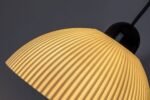 Pendul Avenora, plastic negru, abajur alb, E27 x1 MAX 60W, Ø250MM - imagine 6