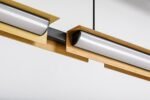 Pendul Remiel, metal negru mat, abajur alb, LED 30W, L790MM, H65MM - imagine 5