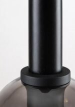 Pendul Centio, metal negru, abajur fumuriu, E27 x4 MAX 40W, Ø150MM, L780MM - imagine 5