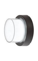 Aplică exterior / Plafonieră exterior Durbe, plastic negru, abajur alb, LED 10W, Ø170MM - imagine 5