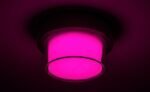 Aplică exterior / Plafonieră exterior Durbe, plastic negru, abajur alb, LED 10W, Ø170MM - imagine 6