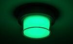Aplică exterior / Plafonieră exterior Durbe, plastic negru, abajur alb, LED 10W, Ø170MM - imagine 7