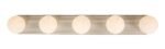Pendul Glowbells, metal gri-bej, abajur alb, G9 x5 MAX 25W, L1000MM - imagine 5