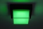 Aplică exterior / Plafonieră exterior Durbe, plastic negru, abajur alb, LED 10W, L160MM, H160MM - imagine 6