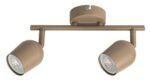 Spot Lianet, metal gri-bej, GU10 x2 MAX 15W, L250MM - imagine 3