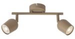 Spot Lianet, metal gri-bej, GU10 x2 MAX 15W, L250MM - imagine 4