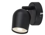 Spot Lianet, metal negru mat, GU10 x1 MAX 15W, H105MM - imagine 4