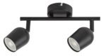 Spot Lianet, metal negru mat, GU10 x2 MAX 15W, L250MM - imagine 3