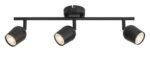 Spot Lianet, metal negru mat, GU10 x3 MAX 15W, L450MM - imagine 4