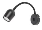 Spot Lianet, metal negru mat, GU10 x1 MAX 15W, H200MM - imagine 3