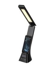 Veioză Serilo, plastic negru, abajur alb, LED 6W, L95MM, H430MM - imagine 4