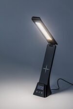Veioză Serilo, plastic negru, abajur alb, LED 6W, L95MM, H430MM - imagine 5