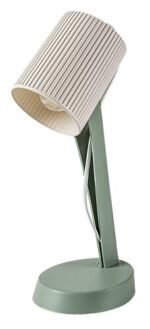 Veioză Solvet, plastic verde, abajur alb, E14 x1 MAX 11W, L170MM, H365MM - imagine 3