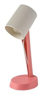 Veioză Solvet, plastic roz, abajur alb, E14 x1 MAX 11W, L170MM, H365MM - imagine 3