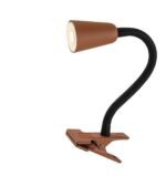 Veioză Aldo, metal negru, abajur portocaliu mat, GU10 x1 MAX 7W, L210MM, H220MM - imagine 3