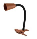 Veioză Aldo, metal negru, abajur portocaliu mat, GU10 x1 MAX 7W, L210MM, H220MM - imagine 5