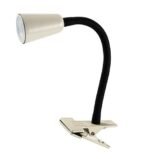 Veioză Aldo, metal negru, abajur alb os, GU10 x1 MAX 7W, L210MM, H220MM - imagine 4