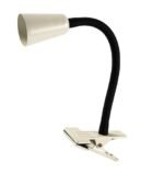 Veioză Aldo, metal negru, abajur alb os, GU10 x1 MAX 7W, L210MM, H220MM - imagine 5