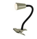 Veioză Aldo, metal negru, abajur kaki, GU10 x1 MAX 7W, L210MM, H220MM - imagine 3