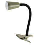 Veioză Aldo, metal negru, abajur kaki, GU10 x1 MAX 7W, L210MM, H220MM - imagine 4