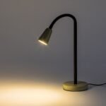 Veioză Aldo, metal negru, abajur kaki, GU10 x1 MAX 7W, L225MM, H440MM - imagine 6