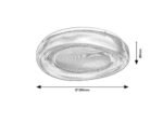 Corp de iluminat pentru baie Dolcino, metal alb, abajur cristal, LED 24W, Ø380MM - imagine 8