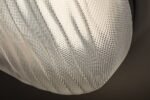Corp de iluminat pentru baie Luvia, metal alb, abajur cristal, LED 24W, Ø380MM - imagine 7