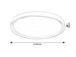 Plafonieră Zerina, plastic alb, LED 31W, Ø415MM - imagine 14