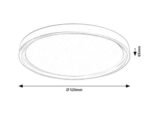 Plafonieră Zerina, plastic alb, LED 54W, Ø520MM - imagine 14