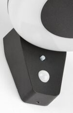 Lampă solară Certovo, aluminiu negru, abajur alb, LED 4W, Ø185MM, H100MM - imagine 5