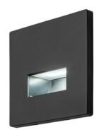 Lumină indirectă Lunca, plastic negru, LED 1W, H85MM (cod 77195) - imagine 3