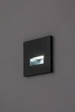 Lumină indirectă Lunca, plastic negru, LED 1W, H85MM (cod 77195) - imagine 7