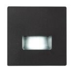 Lumină indirectă Lunca, plastic negru, LED 1W, H85MM (cod 77195) - imagine 8